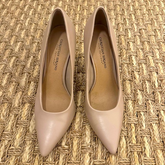 Christian Siriano Shoes - Christian Siriano Nude Blush Heels, Size 9